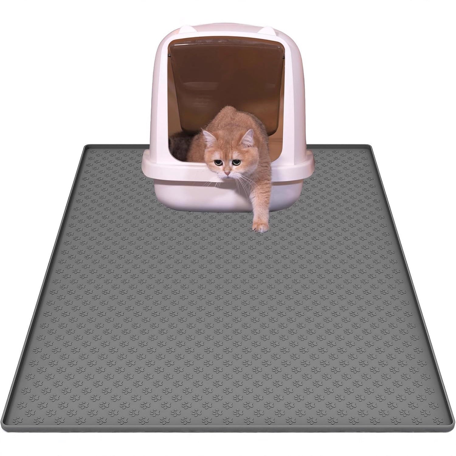 Silicone cat litter trapper mat, main product photo