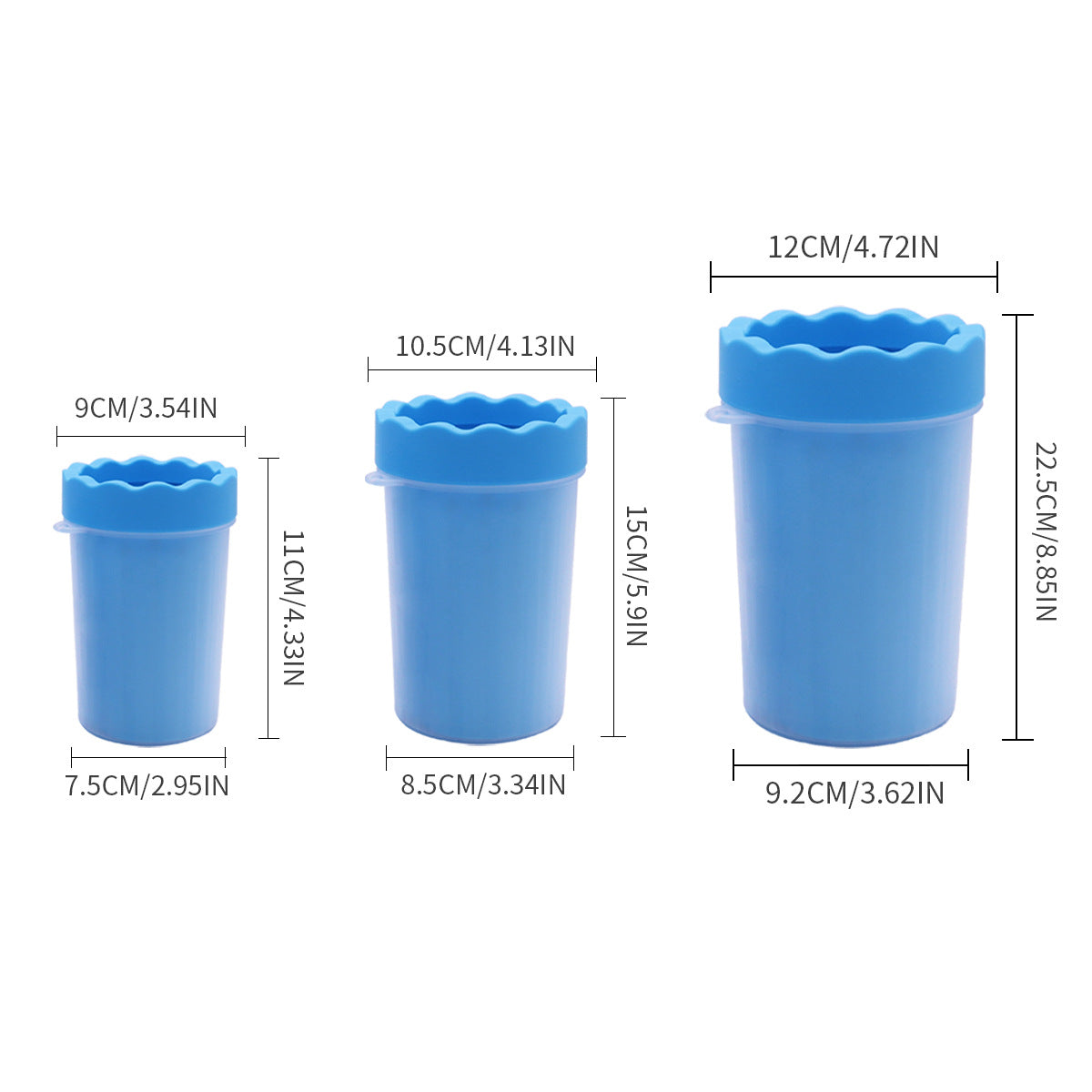 Silicone Dog Paw Washing Cup, Dip and Clean Foot Cleaner