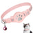 Reflective breakaway cat collar with silicone AirTag case, tag not included, product image 5