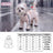 Hooded dog rain ponchos in green and pink