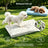Cool grey cooling gel dog bed with waterproof cover, photo 4