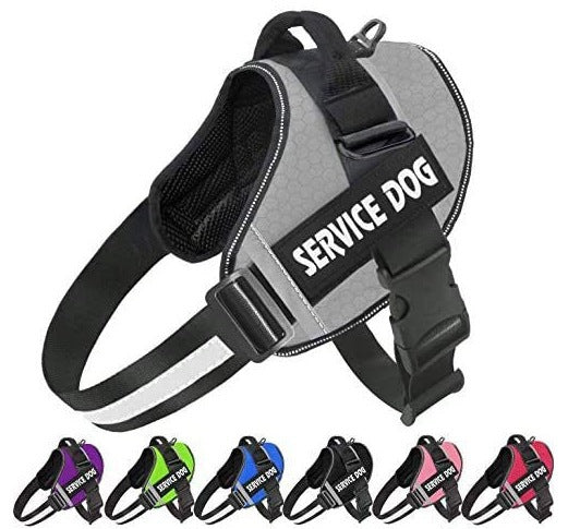 Reflective breathable nylon dog vest harness, product image 39