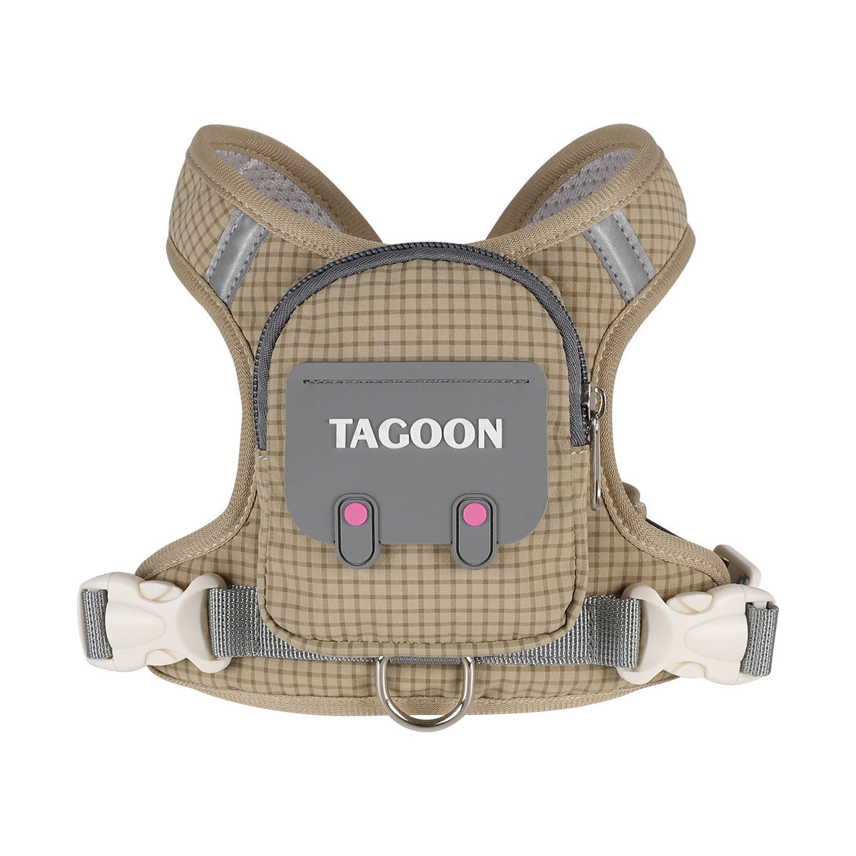 Soft nylon small dog harness and lead, main product photo