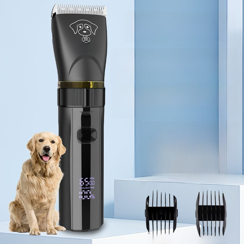 Quiet 6500 RPM Cordless Dog and Cat Clipper with Adjustable Combs