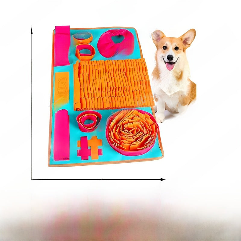 Dog Puzzle Snuffle Mat for Slow Feeding - Mental Stimulation Sniffing Pad in Many Shapes