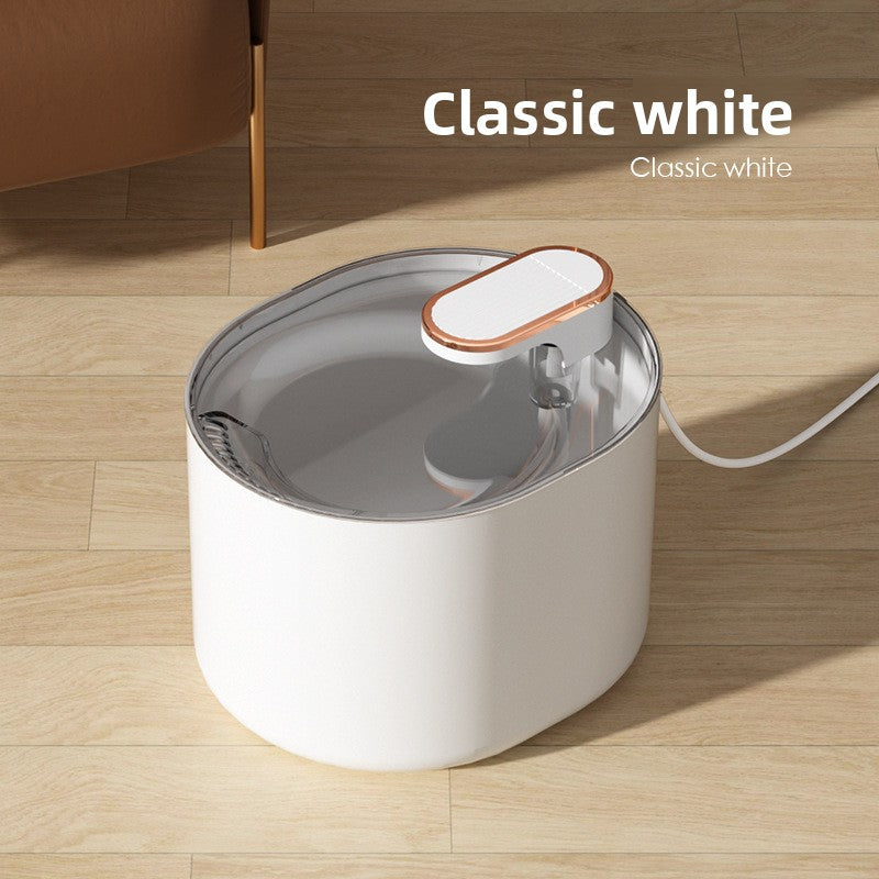 2L USB Pet Water Fountain with Multi-Layer Filter and Quiet Pump for Cats and Dogs
