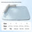 Cooling ice pad cat bed with raised edge in blue, photo 7