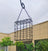 Black wrought iron bird feeder stand accessories for gardens, view 14