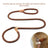 Braided rope dog leads in five colours and lengths
