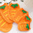 Orange carrot fleece vest for small dogs, product image 1