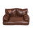 Waxed faux leather pet sofa bed with backrest for small dogs, photo 8 of 17