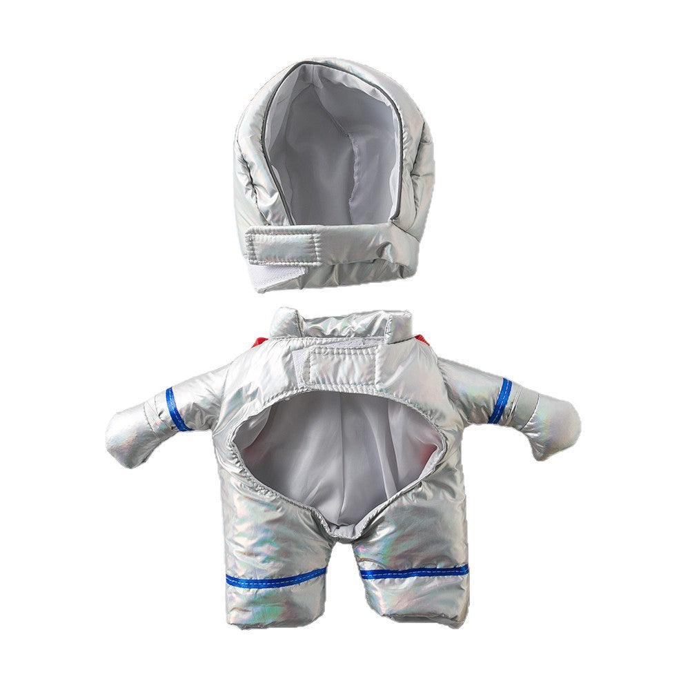 Astronaut space suit costume for dogs and cats, in Silver Space Suit, image 5