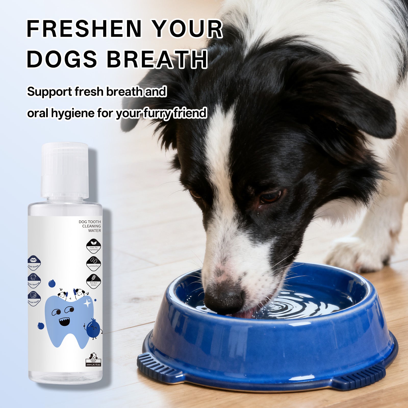 Pet Oral Rinse Water Additive for Cats and Dogs, Fresh Breath