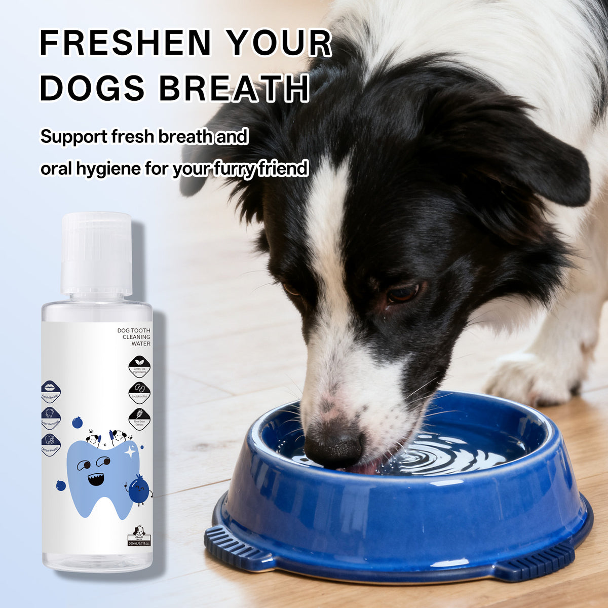 Pet Oral Rinse Water Additive for Cats and Dogs, Fresh Breath