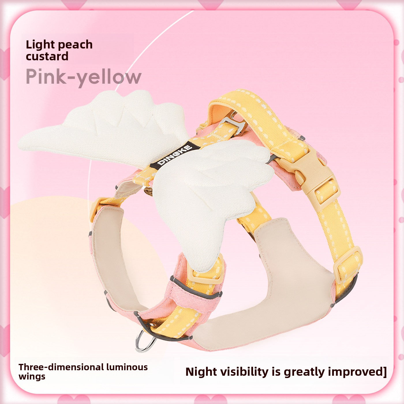 Angel wings dog harness, available from Pet Royale UK