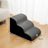 Grey foam pet stairs with non-slip washable cover, photo 13