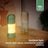 Portable Dog Water Cup with Built-In Light and USB Cable for Night Walks