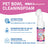 No-Rinse Paw Cleansing Foam with Antibacterial Formula, 150ml
