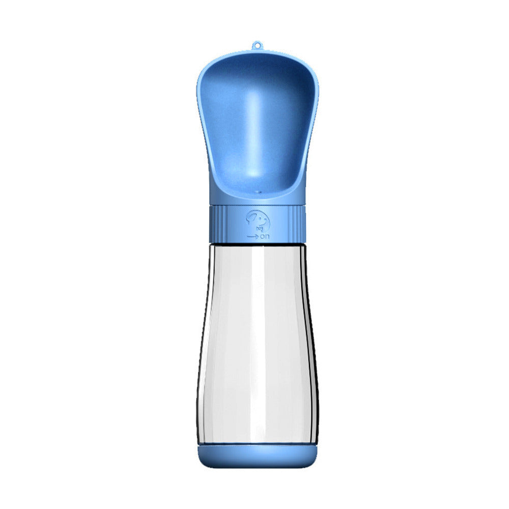 Portable Pet Water Bottle with Drinking Bowl, Leakproof Travel Dispenser for Dogs and Cats