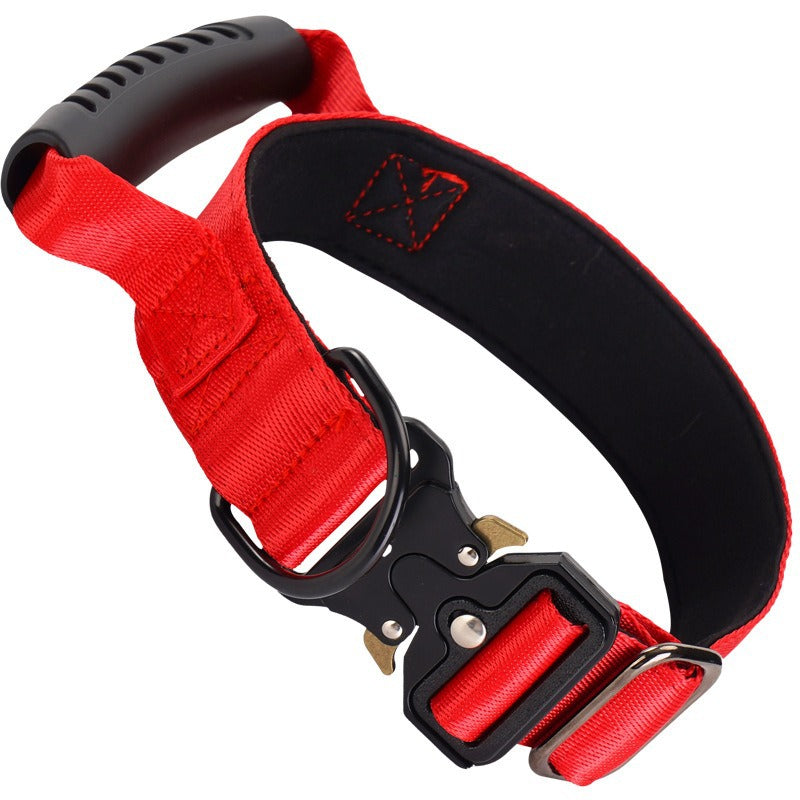 Adjustable nylon dog collar in 8 colour options