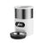 Stainless Steel Smart Pet Feeder with App Control, Timed Portions, Single or Double Bowl