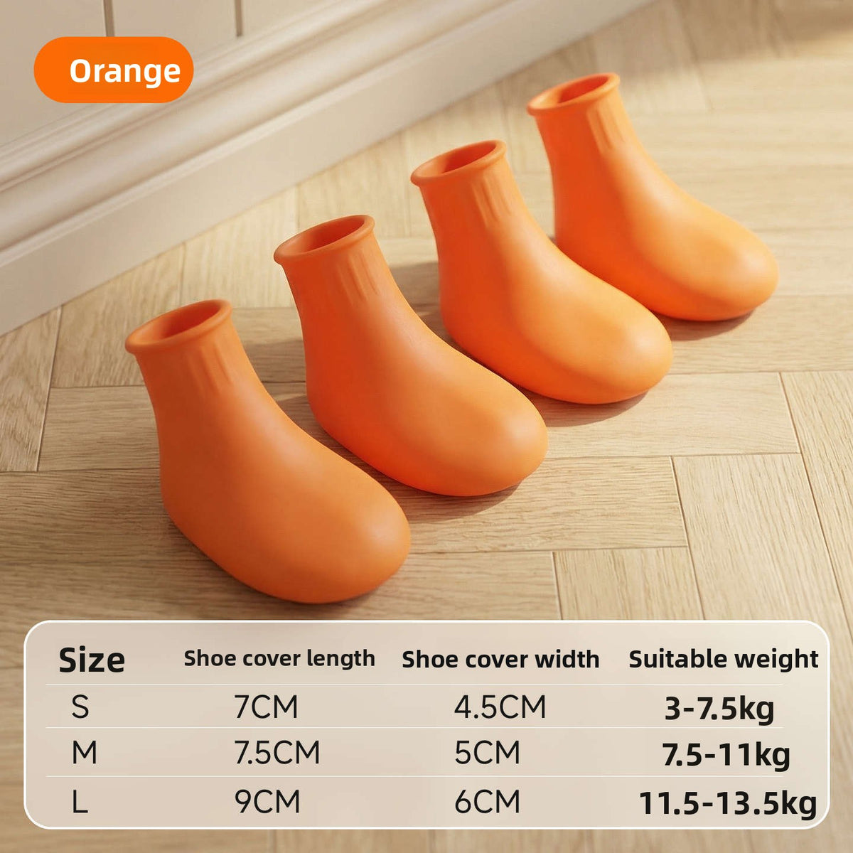 Waterproof slip-on dog shoes with air cushion soles, product image 12