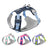 Quick-dry reflective polyester mesh dog harness in purple, product image 4