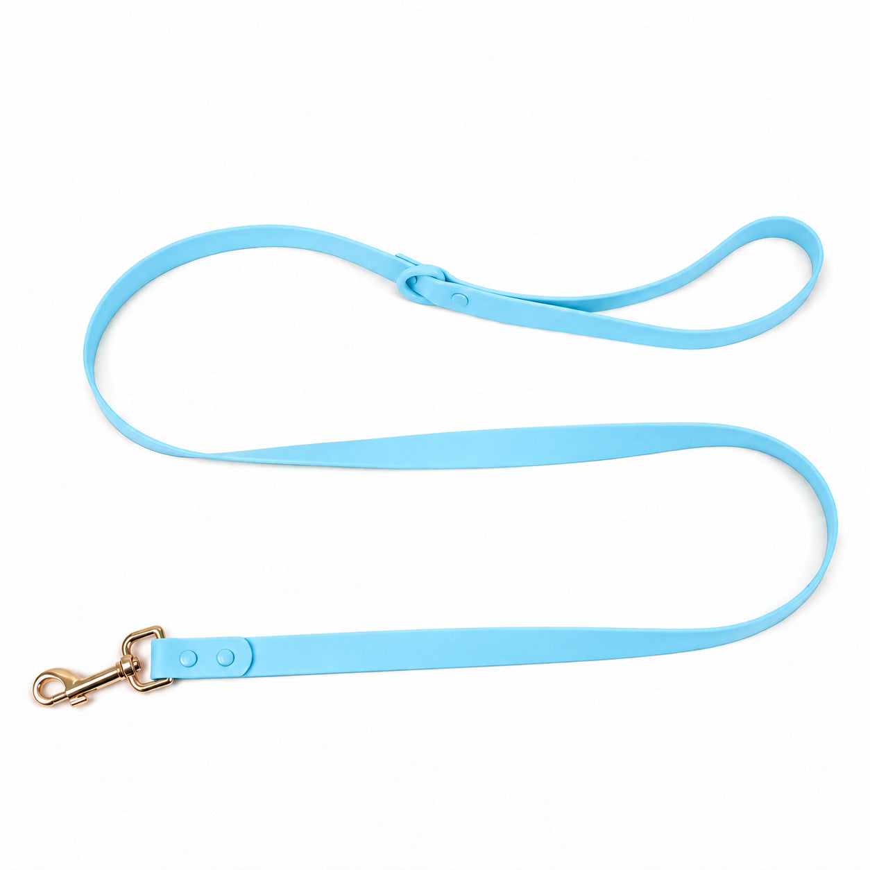 Waterproof PVC dog lead in bright colours, ideal for everyday use