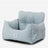 Foldable dog car kennel for back seat, further angle view