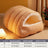 Enclosed washable cat cave bed with removable cushion, medium size, view 17 of 17