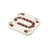 Dog puzzle slow feeder bowl in Square, Milky White