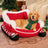 Christmas sleigh pet house with warm padding for small dogs, photo 4 of 10