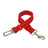 Nylon dog car seat belt lead, close-up detail view
