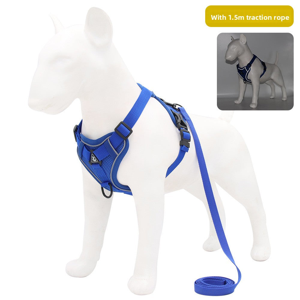 Breathable mesh vest harness for dogs and cats, 4 sizes available