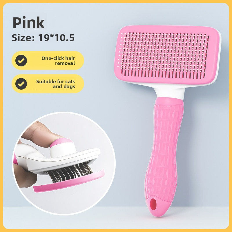 Pet Spray Massage Brush, Anti-Static Mist Comb for Dogs and Cats