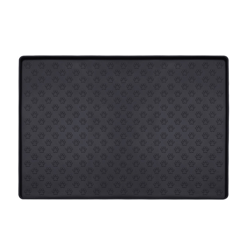 Silicone cat litter trapper mat, shown in 4 colours and styles