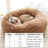Long plush enclosed pet bed for cats and small dogs, view 15