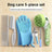 Pet Grooming and Bathing Kit with Silicone Glove and Nail Clipper