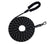 Reflective nylon dog lead for walks and tracking in 10 colour options