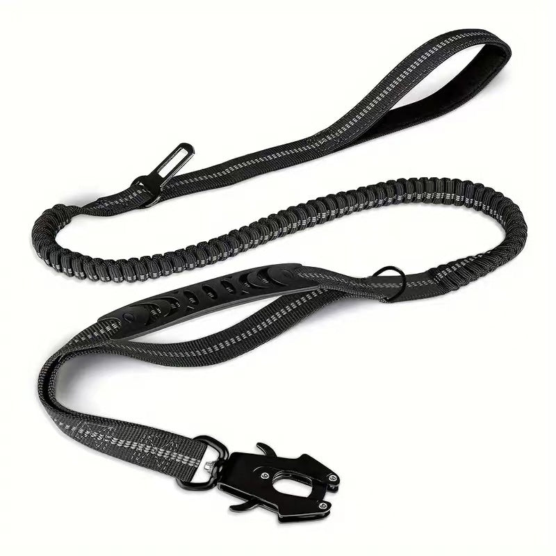Tactical bungee dog lead in 9 colour options