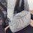 Quilted pet carrier shoulder bag in Grey, size Large Up to 7kg