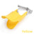 Adjustable duckbill dog muzzle in breathable plastic for small dogs, view 7