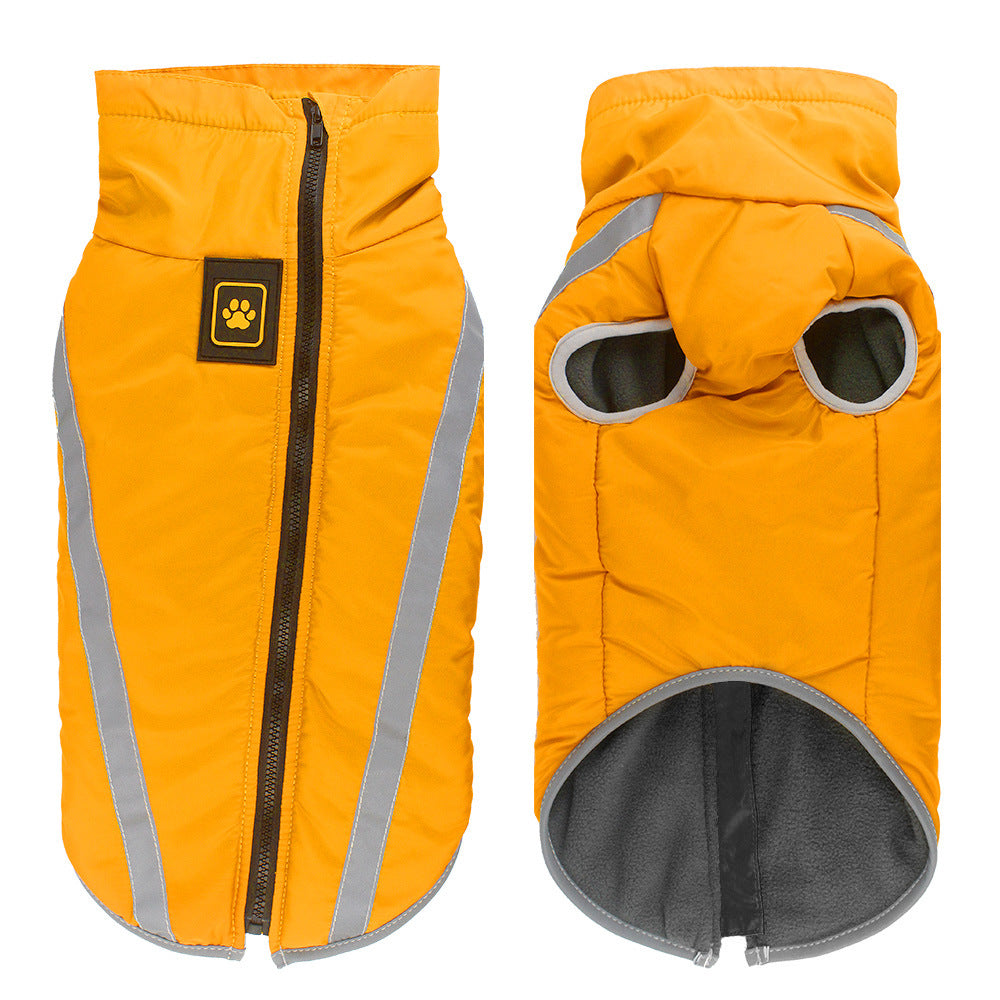 Warm reflective raincoat for large dogs, available in 9 colours, image 42