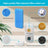 Replacement Filter Cotton and Activated Carbon Pack for Pet Water Dispensers