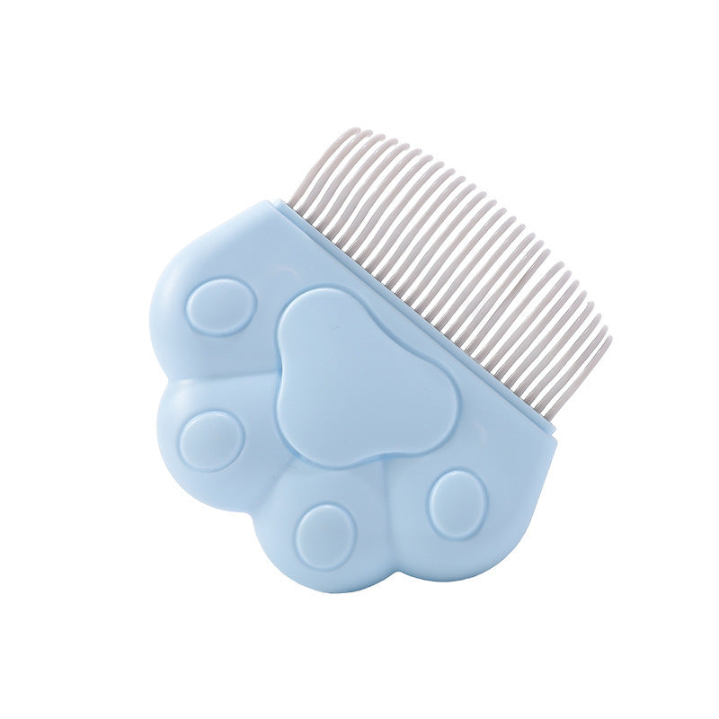 Self-Cleaning Pet Comb with Stainless Steel Pins for Dogs and Cats
