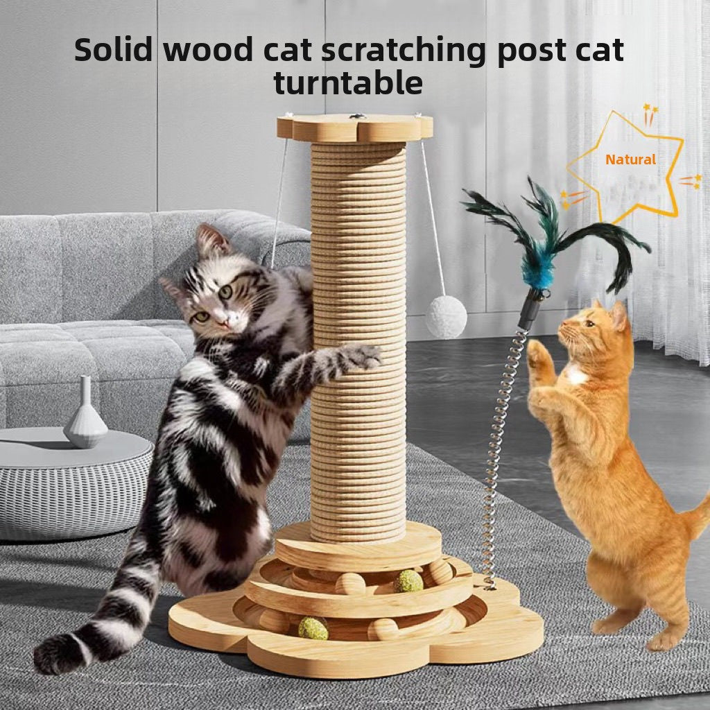 Sisal cat scratching post 48cm tall, detail photo 2
