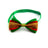 Christmas ribbon bow tie collar for dogs and cats in Style 11, side view