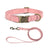 Retro PU leather dog collar and lead, main product photo