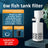 Multi function aquarium filter with oxygen and wave flow, view 6