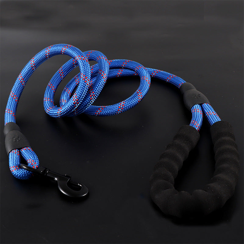 Reflective Nylon Rope Dog Lead for Safer Night Walks